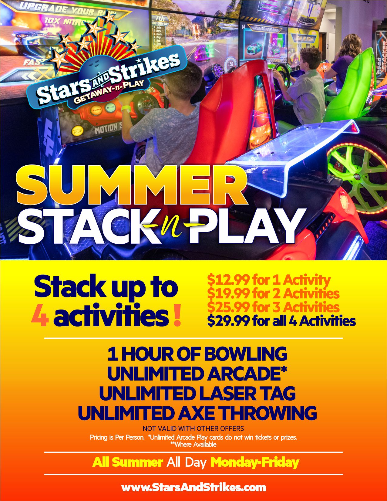 Stars and Strikes Family Entertainment Center